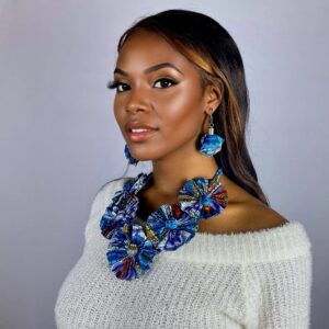 Luxe African Bloom Necklace